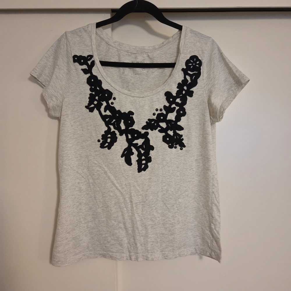 Merona Embellished Short Sleeve T-Shirt